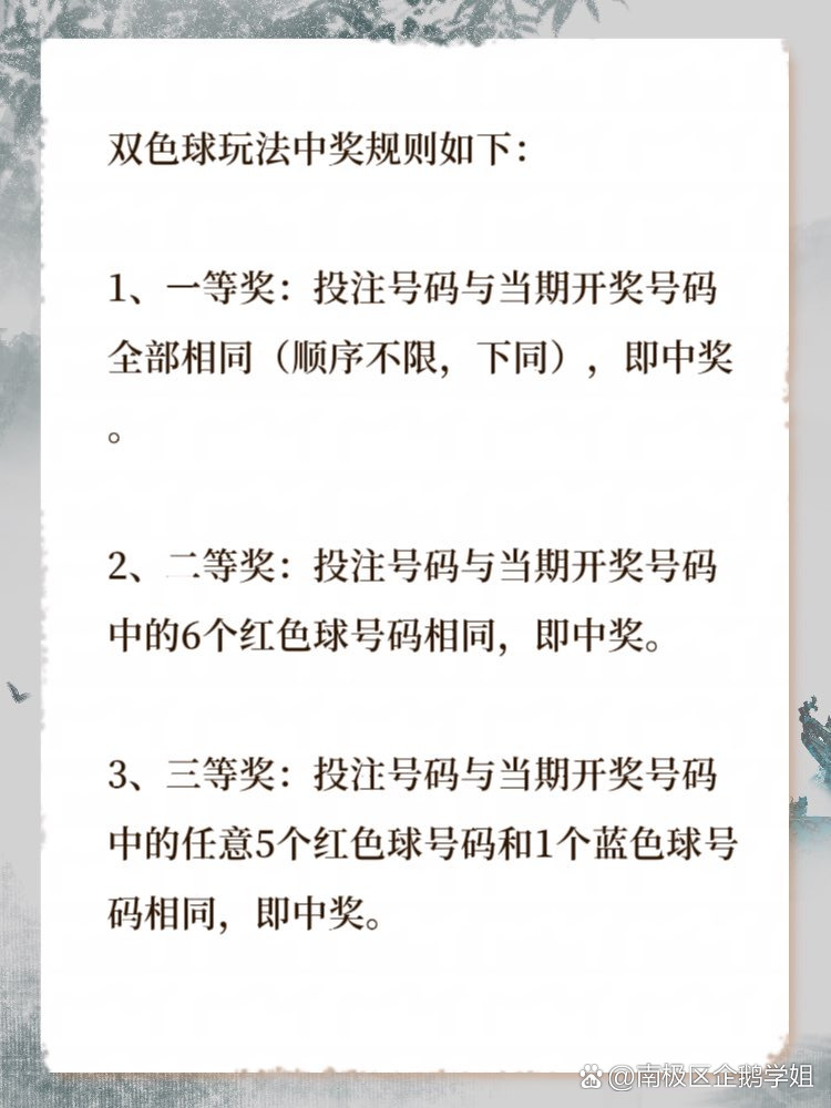 今日双色球，揭秘中奖算法与技巧