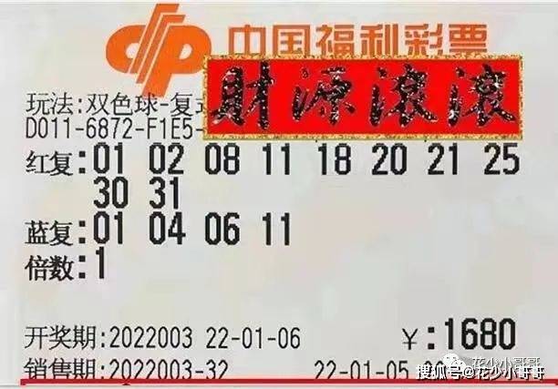 2022115期双色球晒票，梦想与幸运的碰撞